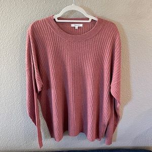 Madewell Salmon Color Light Weight Sweater